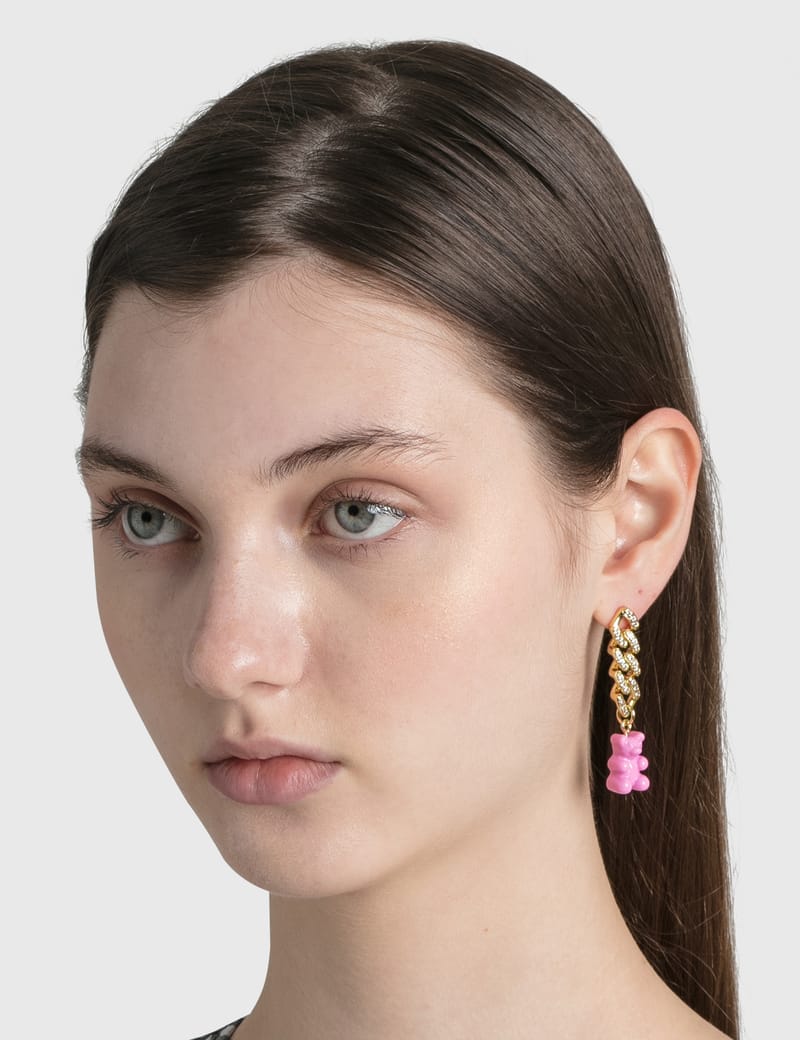 Crystal Haze - Nostalgia Bear Single Earring | HBX