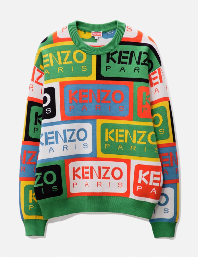 KENZO Paris logo Pullover sweater XL