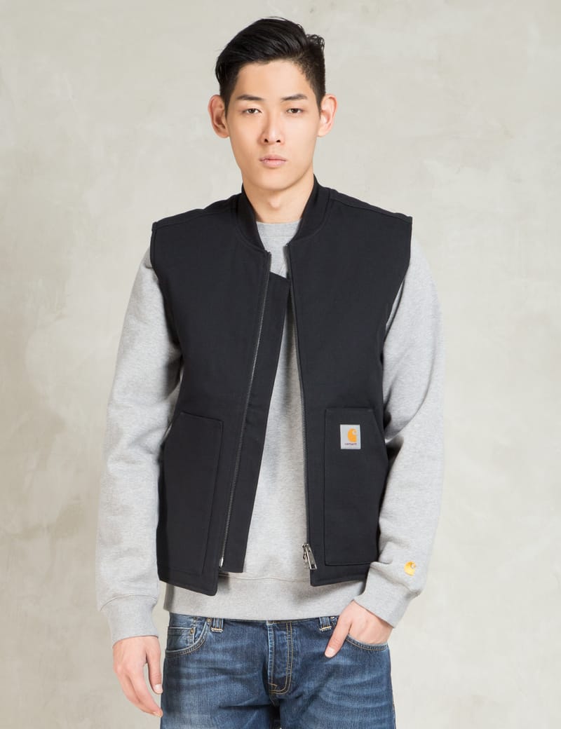 カーハート carharrt active vest black Carhartt WIP Rayley Vest Black | END. (US)
