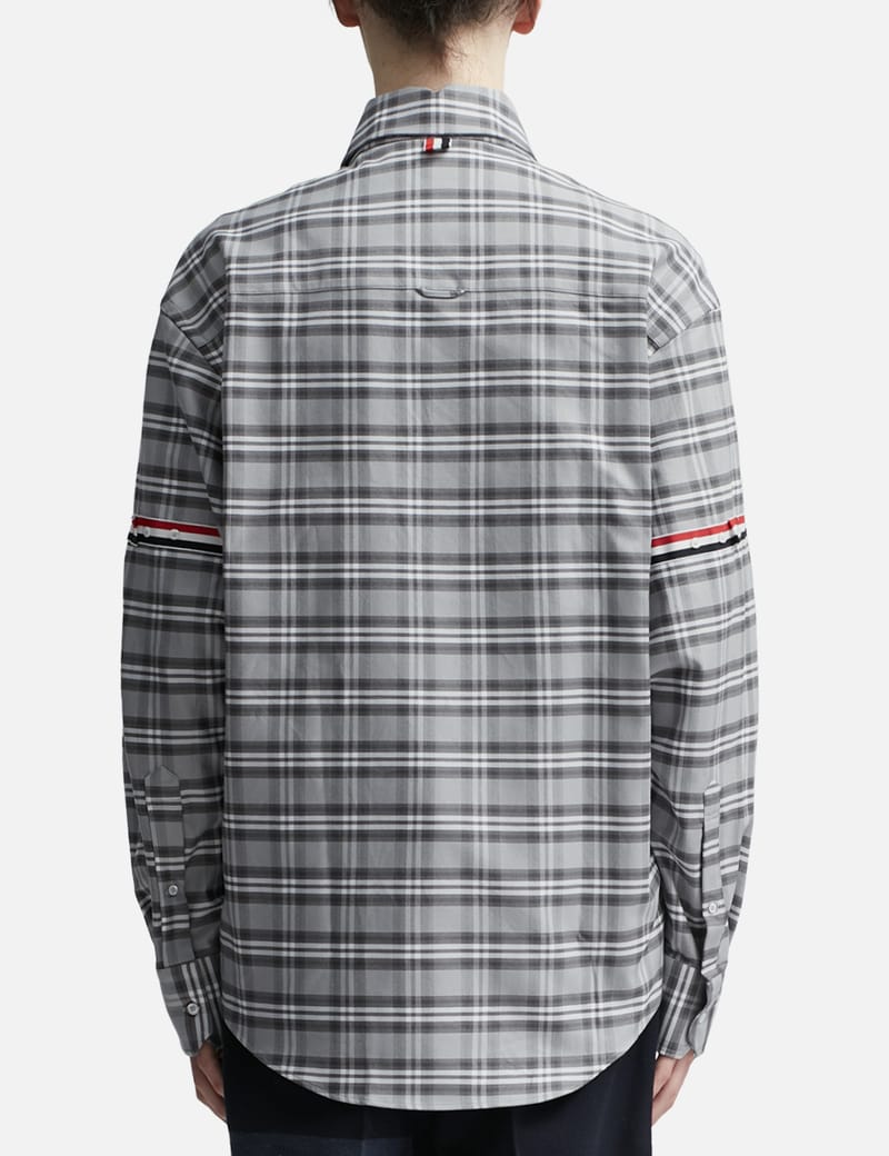 THOM BROWNE トム ブラウン 長袖シャツ チェック柄 ブルー系 0
