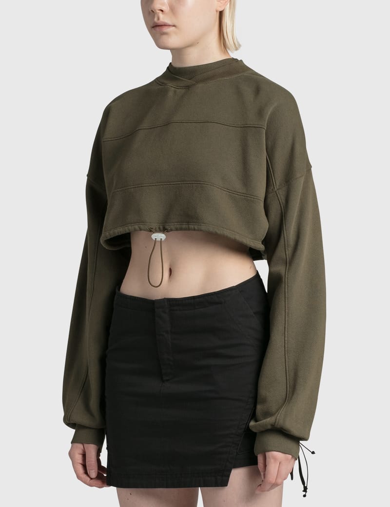 Joah Brown - Drawcord Crop Crew | HBX - Globally Curated Fashion