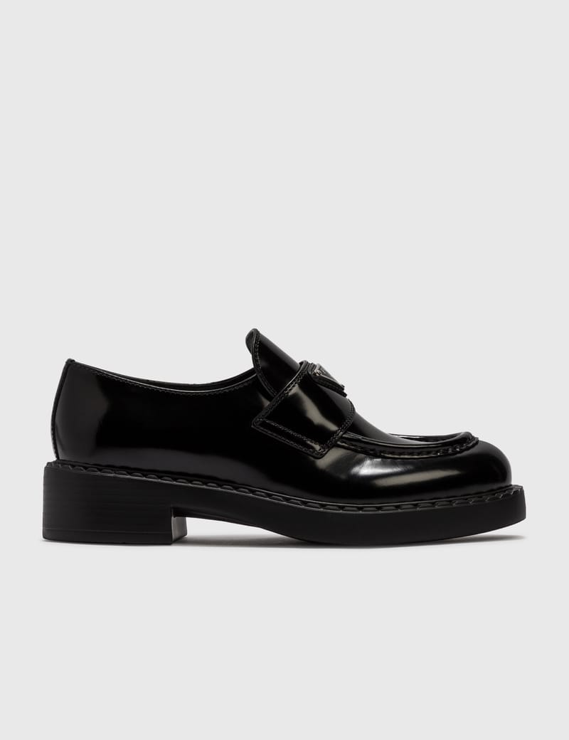 Prada - Brushed Leather Loafer | HBX - Globally Curated