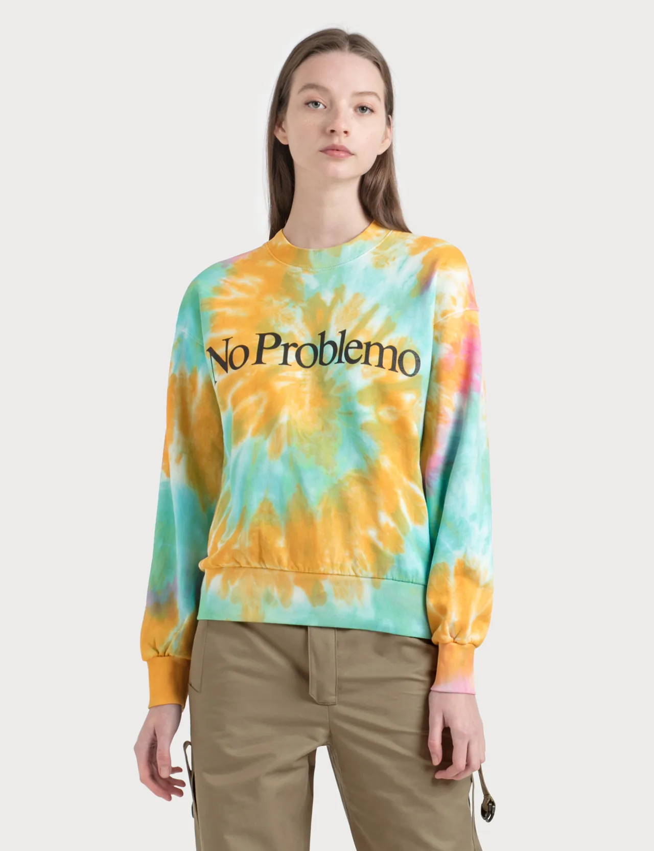 Aries - No Problemo Tie Dye Sweatshirt | HBX - HYPEBEAST 為您搜羅