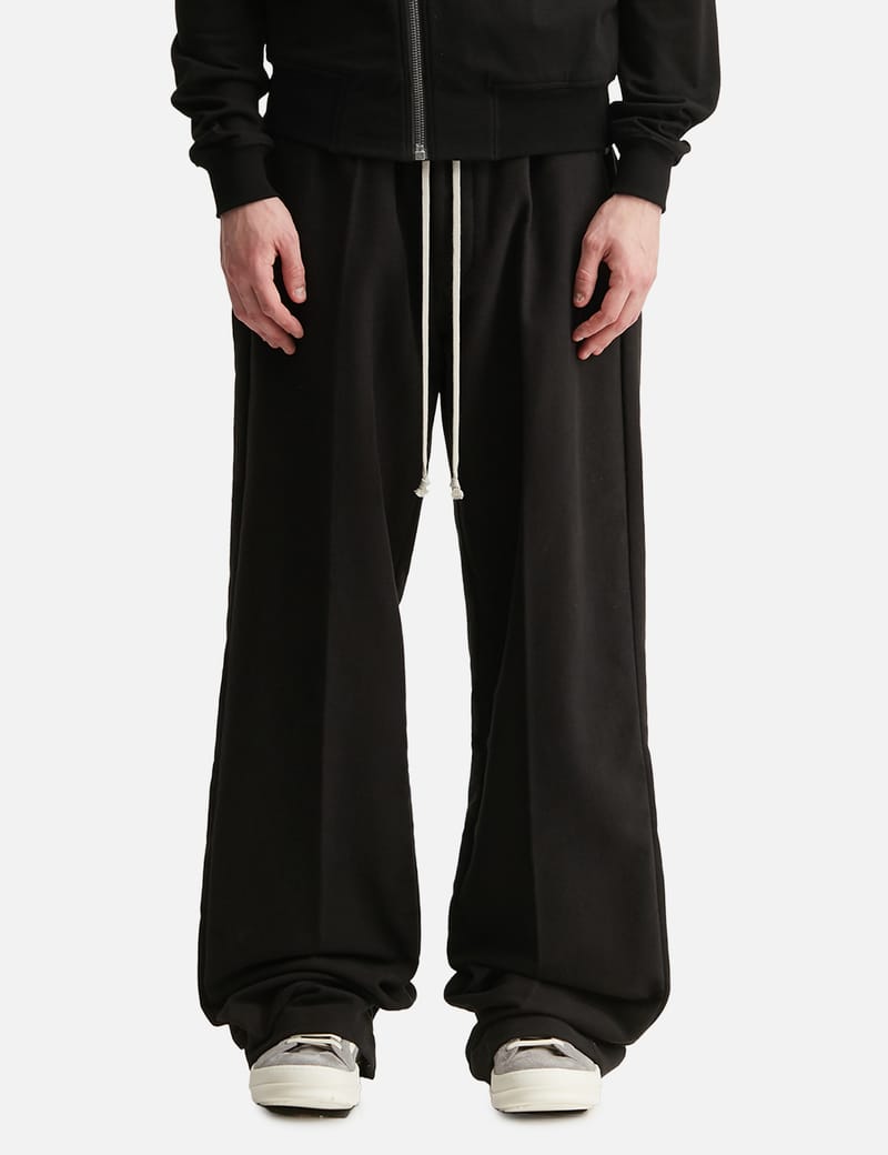 Rick Owens Dietrich Drawstring - Organic cotton poplin pants with
