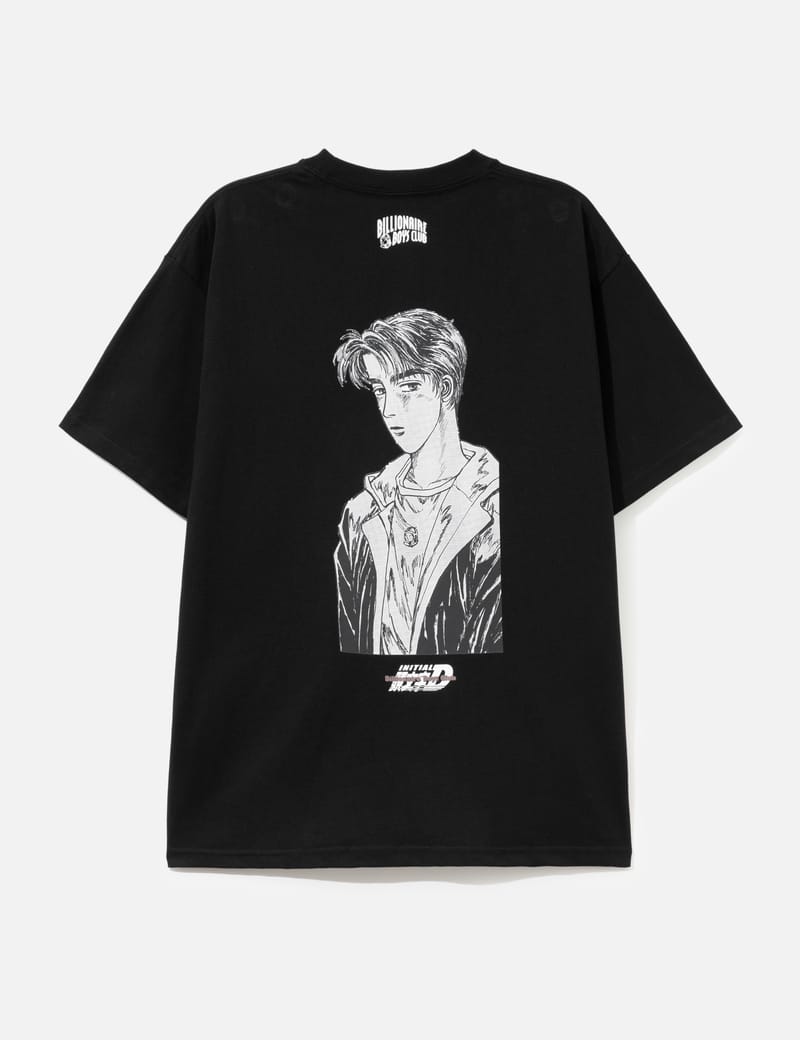 Billionaire Boys Club X Initial D Cotton T-Shirt 3 - Black tee