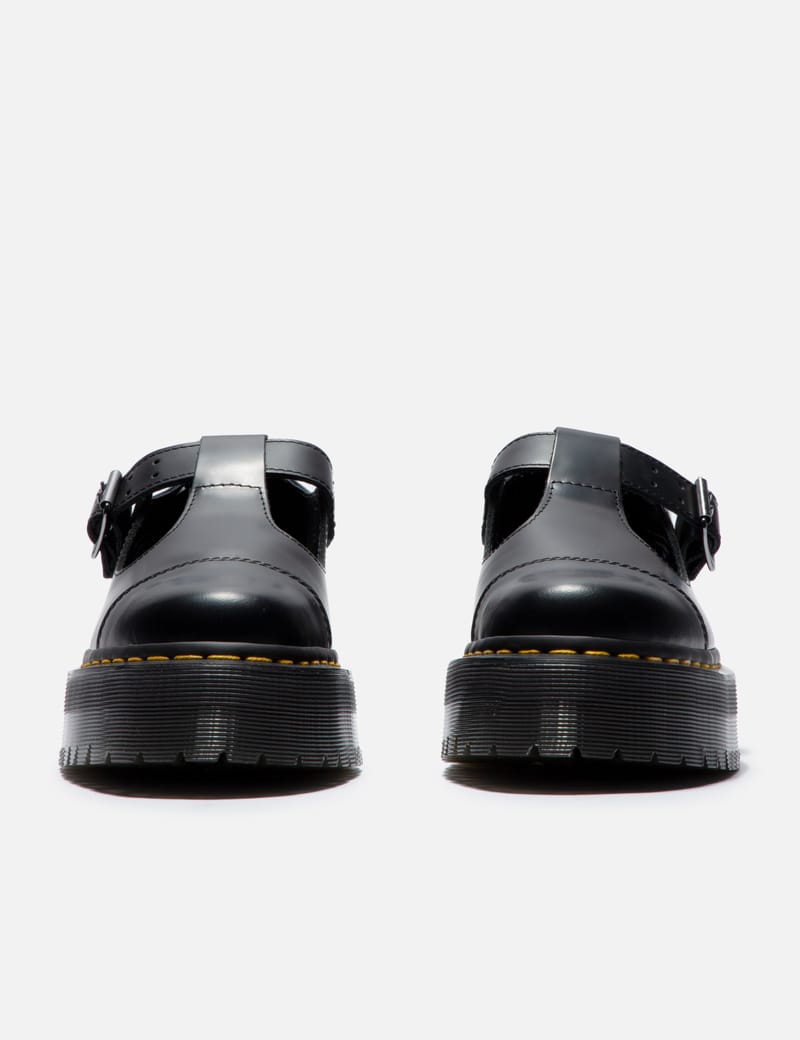 Dr. Martens - Bethan Polished Smooth Leather Platform Shoes | HBX