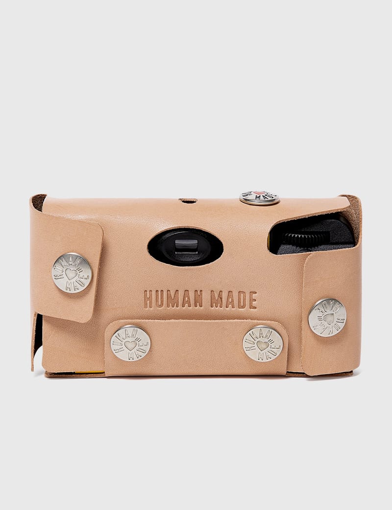 HUMAN MADE ケース ベージュ ヒューマンメイド - Leather Camera Case #K | HBX