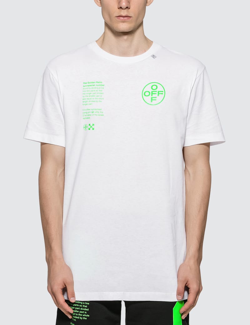 Off white best sale tee green