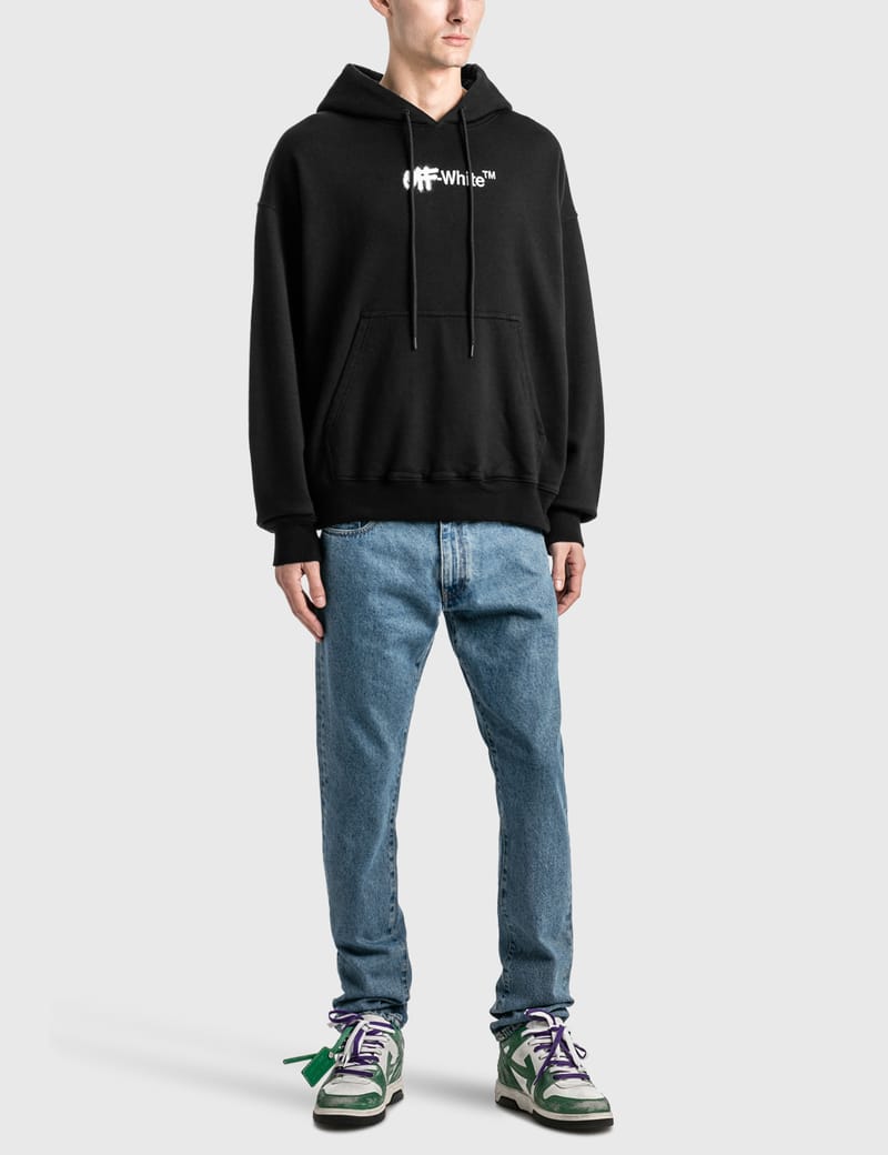 Off-White™ - Spray Helvetica Skate Hoodie | HBX - Globally Curated