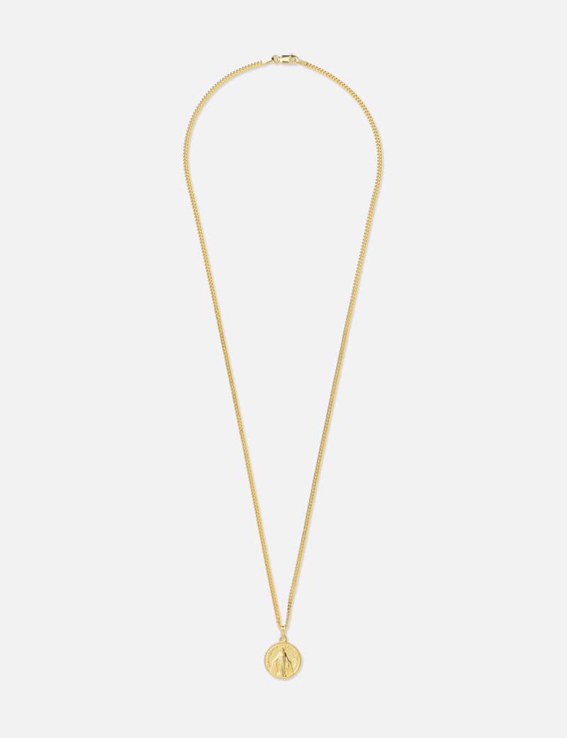 新品 WACKOMARIA COIN NECKLACE Wacko Maria Coin Necklace (Type-2) - Gold-plated 925 sterling