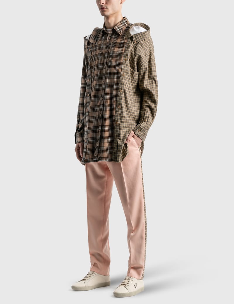 Burberry check best sale cotton flannel shirt