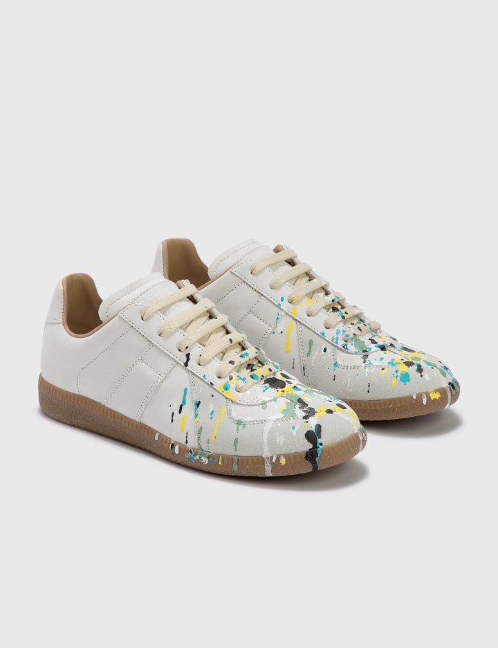 Maison Margiela Replica Paint Drop Sneakers HBX Globally Curated