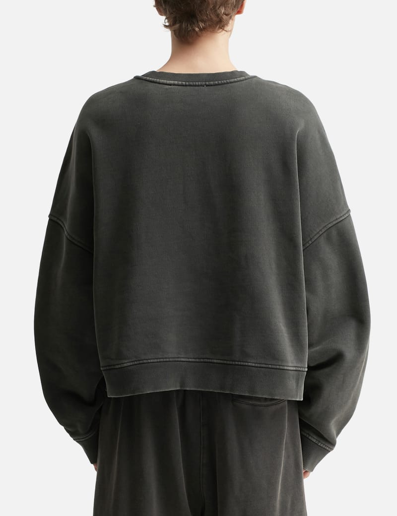 Entire Studios Box Crew Washed Black - Heavyweight organic cotton