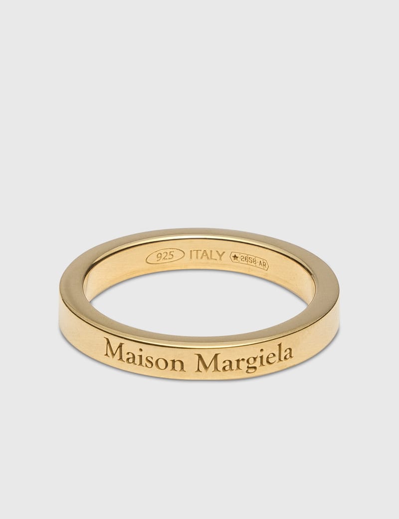 【新品・正規品】 MAISON MARGIELA ロゴ スリム リング
