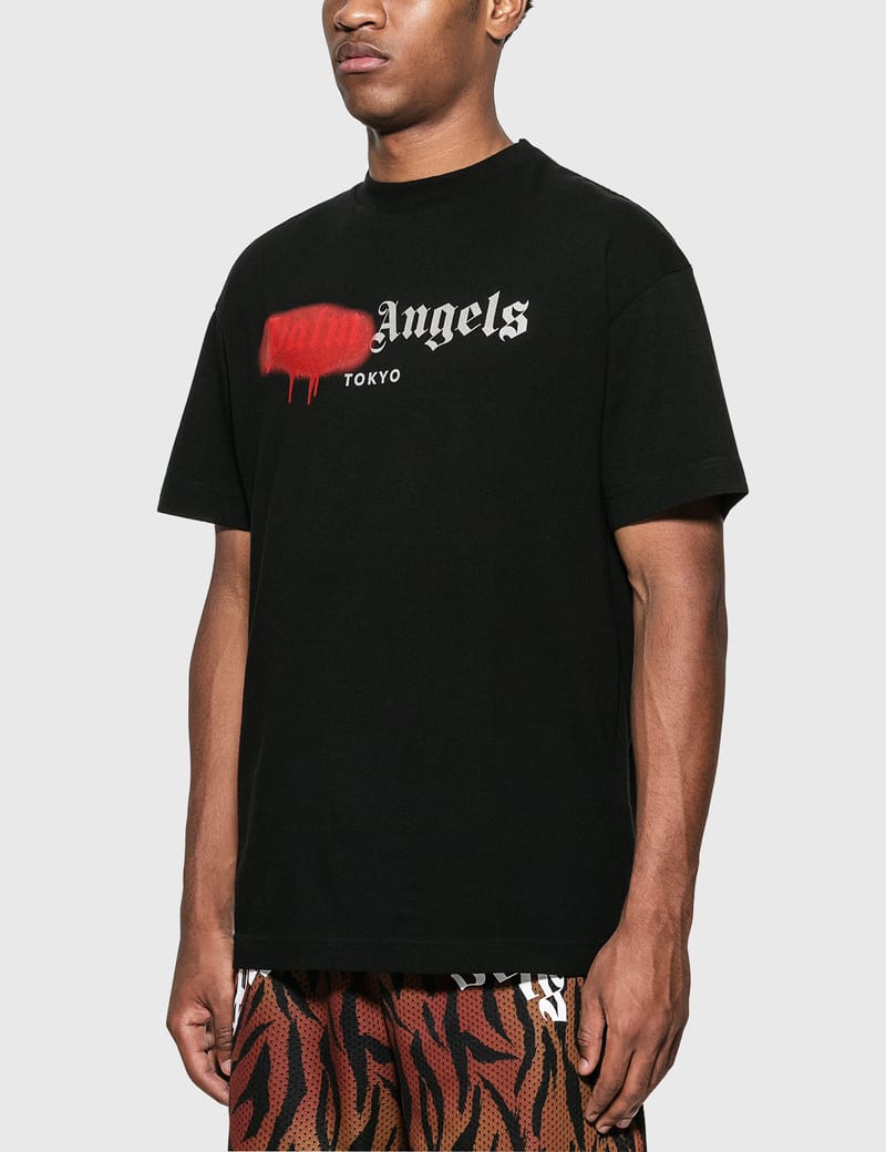 Palm Angels - Tokyo Sprayed Logo T-Shirt | HBX - Globally Curated