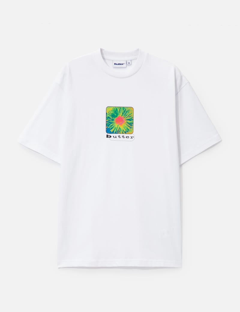 【BUTTER GOODS】 Smug Tee, White SmugTeeAsh_82b7127e-6105-4834-