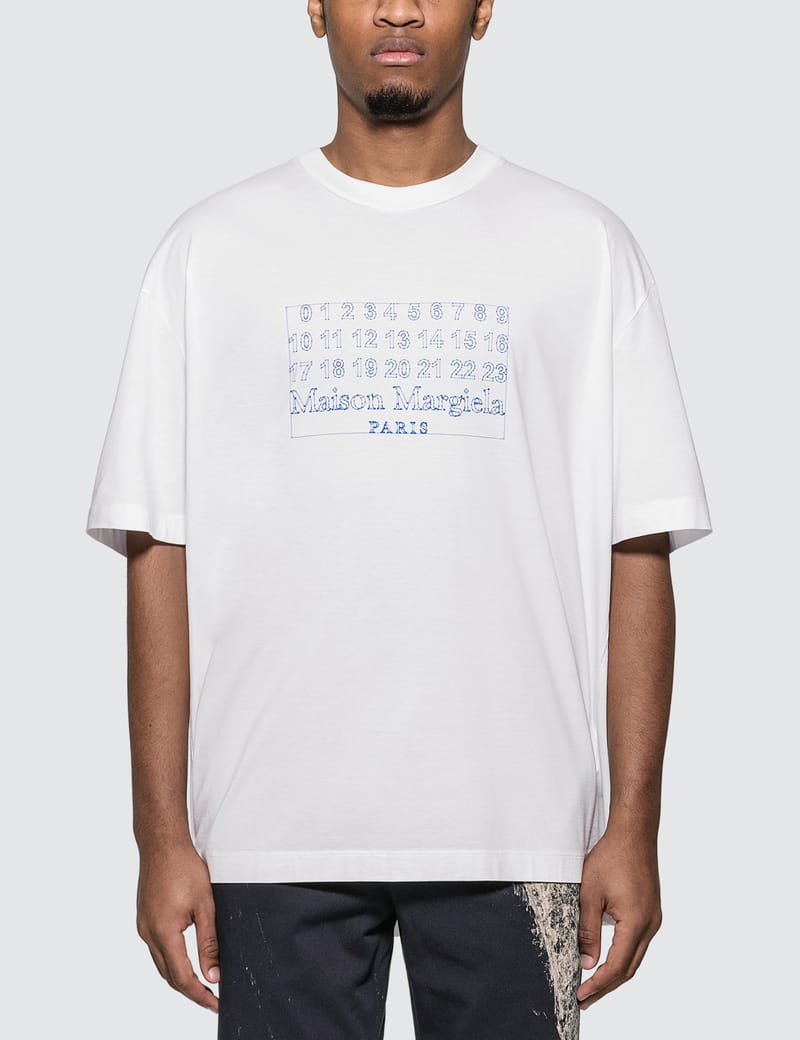 Maison Margiela - Numbers Logo T-shirt | HBX - Globally Curated Fashion and  Lifestyle by Hypebeast