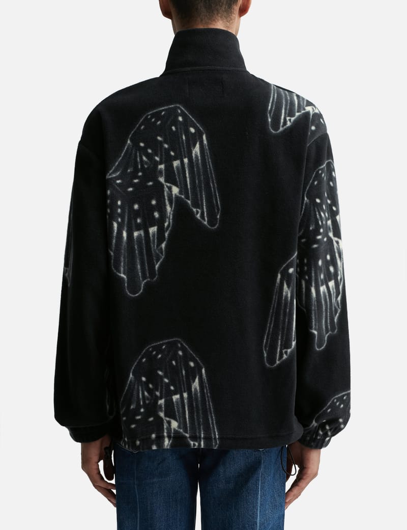 Awake NY - ダイス プリント フリース クォーター ジッププルオーバー