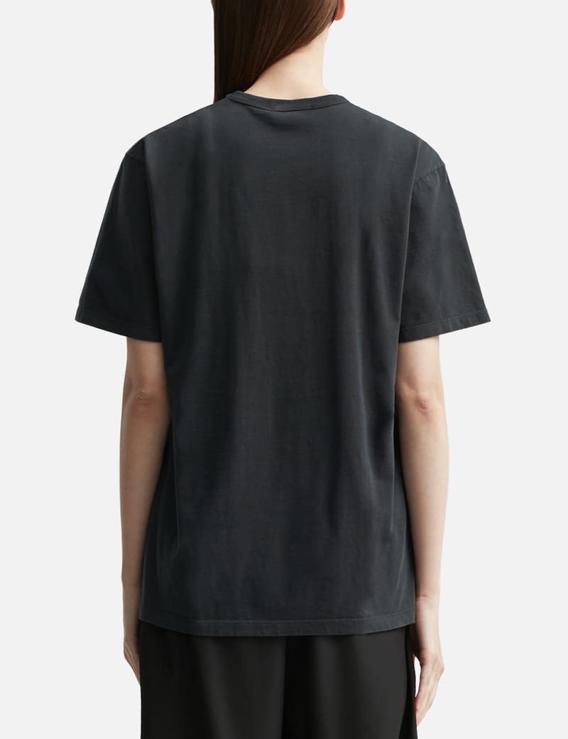 関税込★Maison Kitsune★Double Fox Head Classic TShirt Peach Maison Kitsuné - DOUBLE FOX HEAD PATCH CLASSIC T-SHIRT | HBX