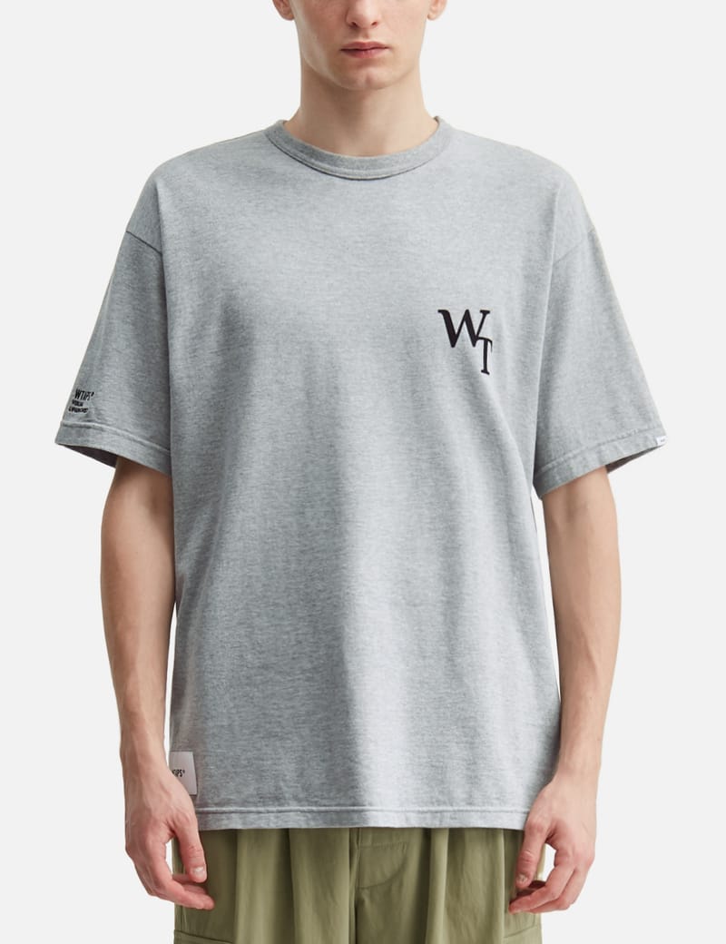 WTAPS Sign-YD / Sweater / Cotton - Cotton crewneck sweater in Ash