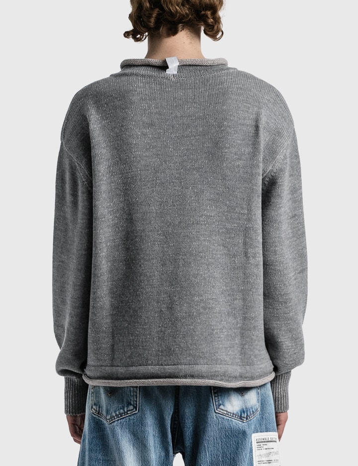 POLIQUANT - THE DOUBLE-FACE KNIT PULLOVER | HBX - Globally Curated ...