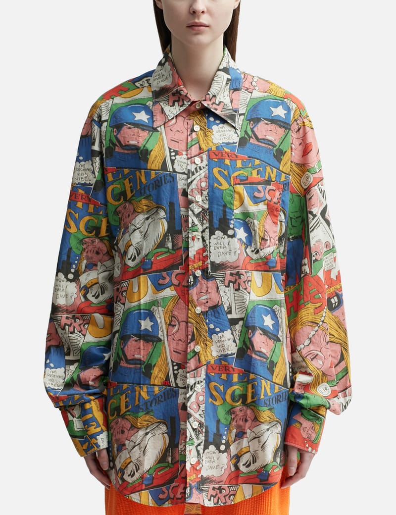 Stüssy - Dice Painting Shirt | HBX - Globally Curated Fashion and Lifestyle  by Hypebeast