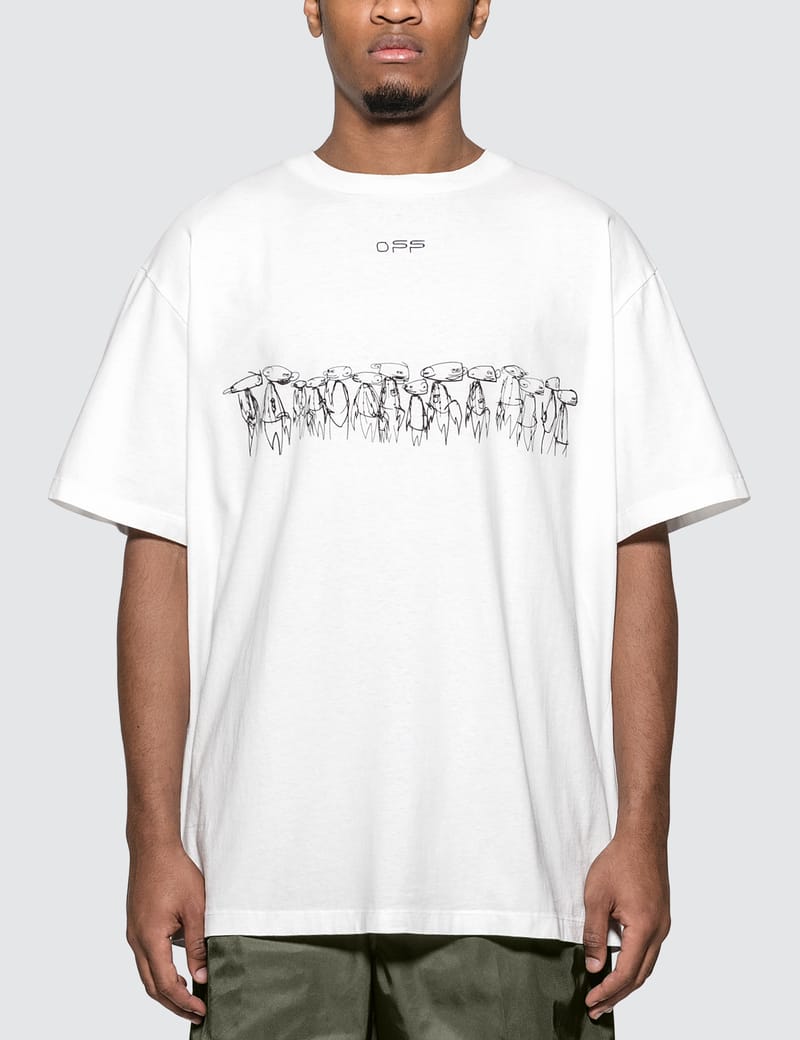 Off white futura atoms hot sale tee