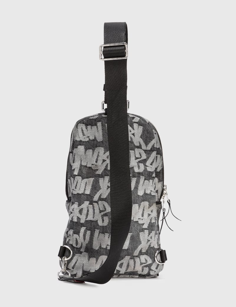 Supreme - Supreme Jacquard Denim Sling Bag | HBX - Globally