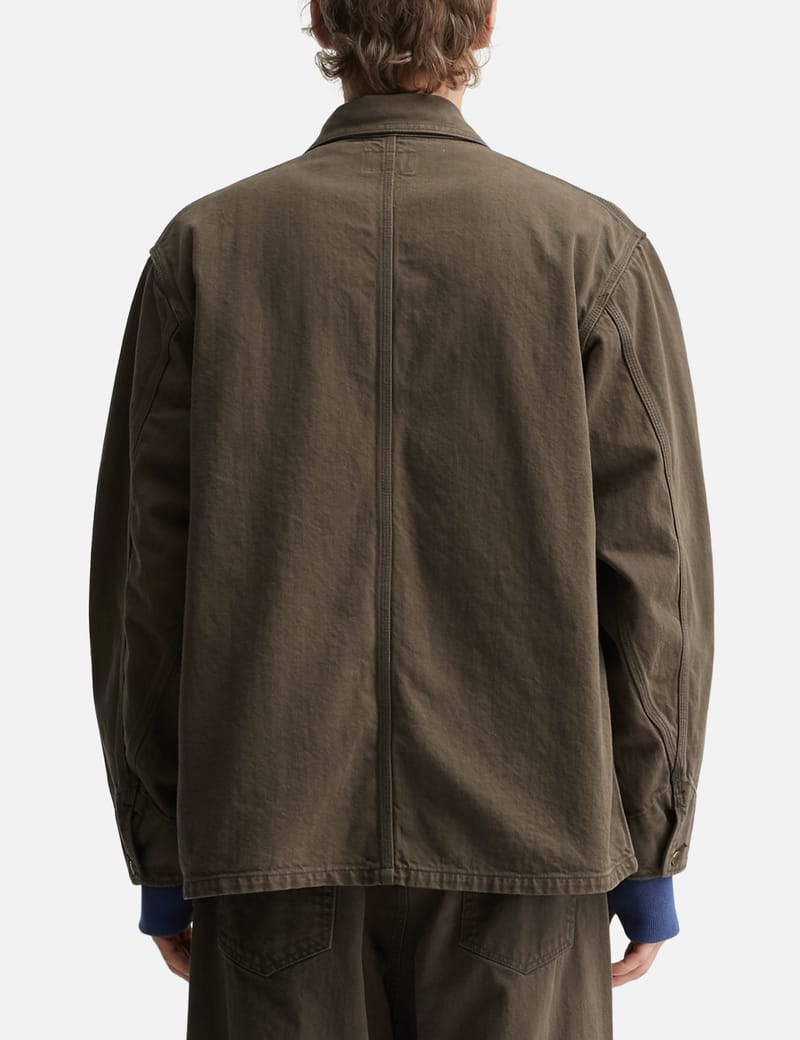 Unlikely Unlikely Chore Jacket Color Denim - 日本製ブラウン