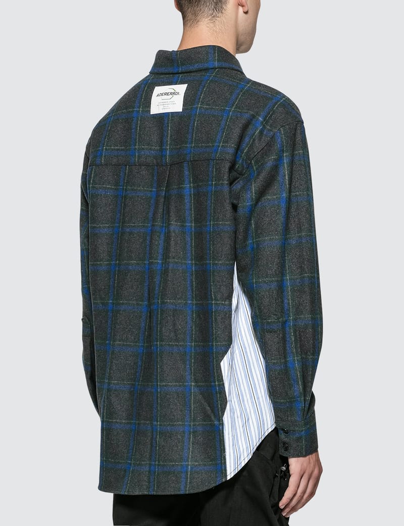 【正規品】美品 ADER ERROR Stain shirts チェック グレー ADERERROR - Stain Shirt | HBX