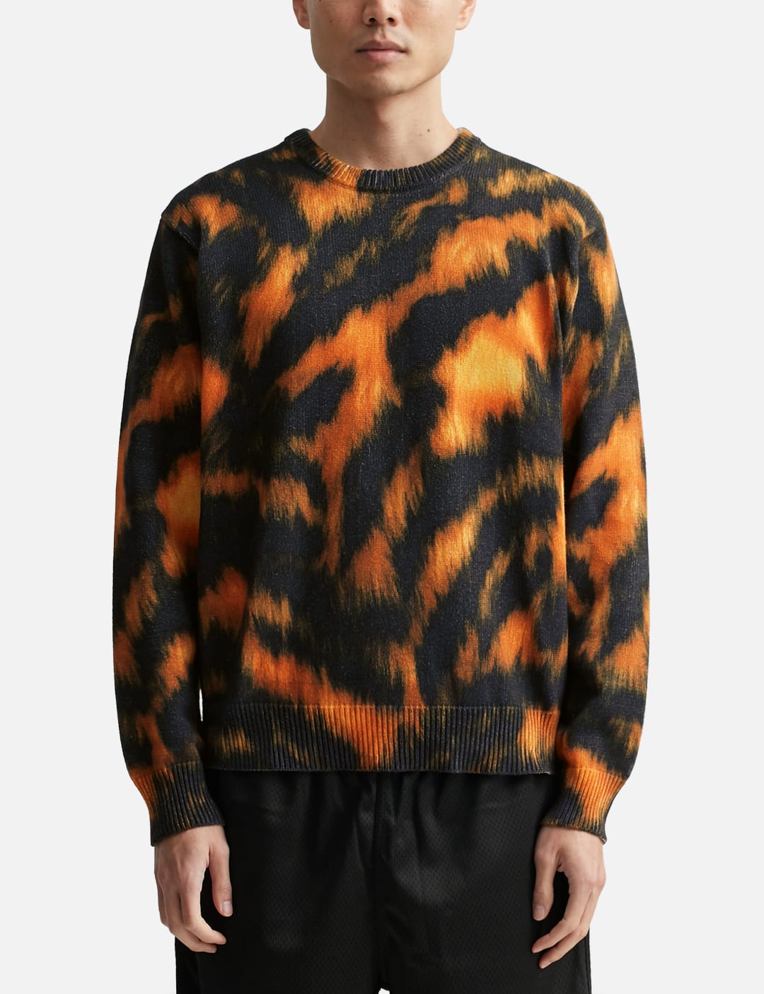 Stüssy - Printed Fur Sweater | HBX - Globally Curated Fashion and