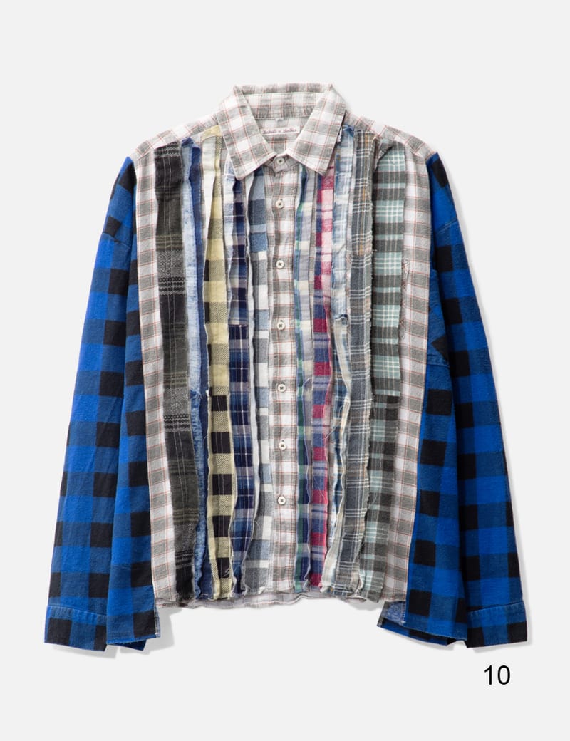 Needles - Ribbon Wide Flannel Shirt | HBX