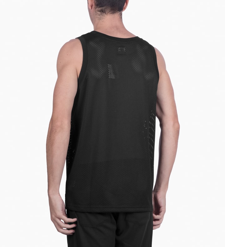 Stüssy - Black One World Mesh Tank Top | HBX