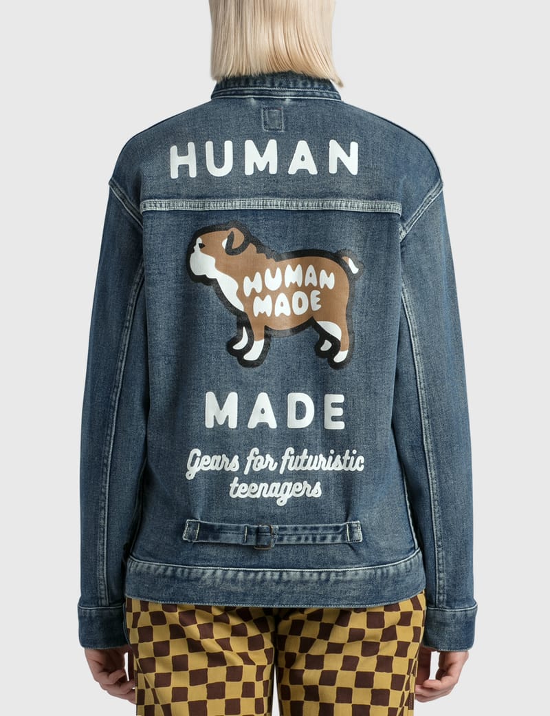 100％の保証 HUMAN Made Men MADE Human RELAX DENIM WORK JACKET 2XL