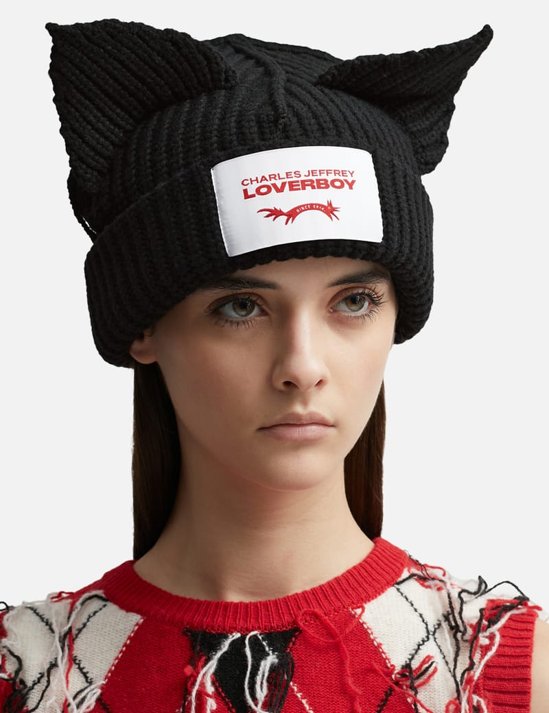 Charles Jeffrey Loverboy - CHUNKY EARS BEANIE | HBX - Globally