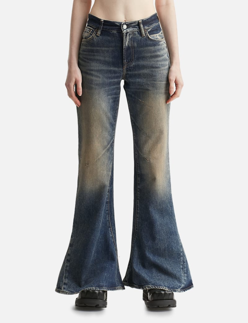 00s loose straight denim アクネストゥディオズ アクネ ストゥディオズ - 1981 LOOSE FIT LOW WAIST JEANS | HBX