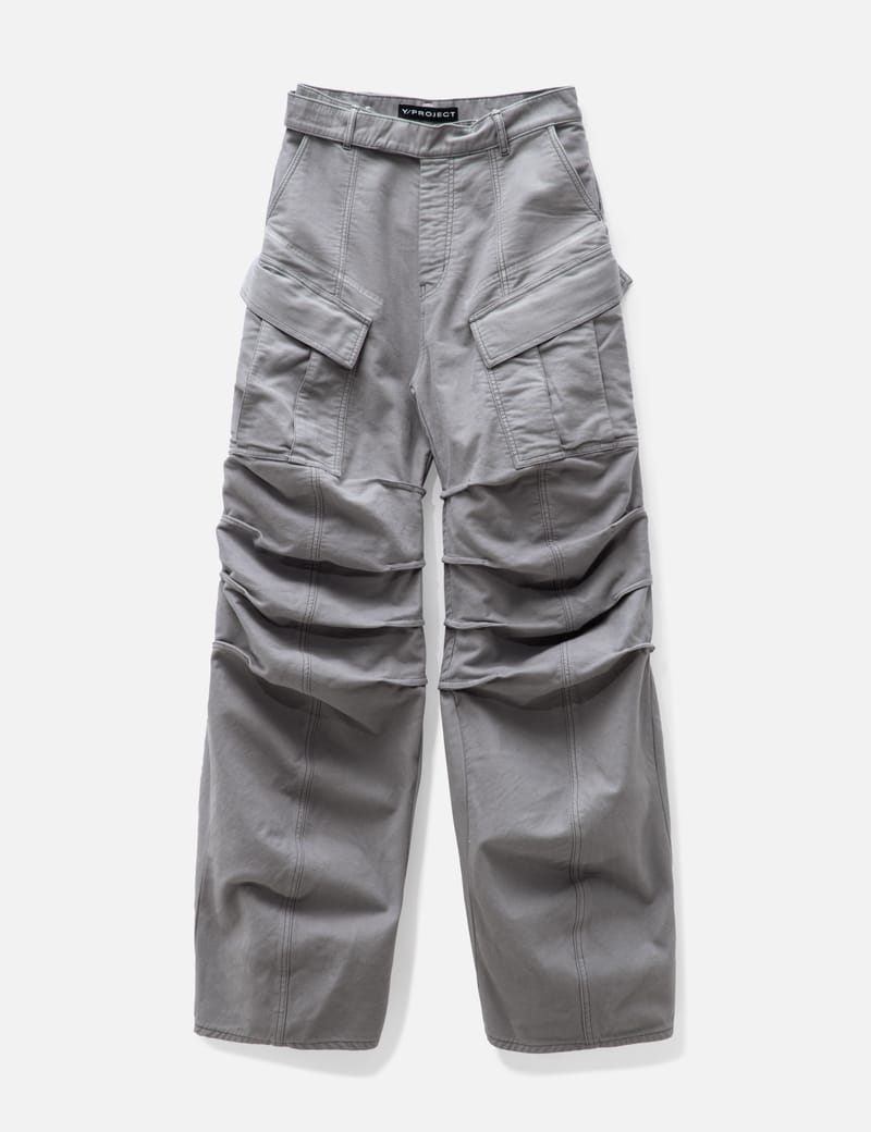 Y/Project 19ss buggy cargo pants black S