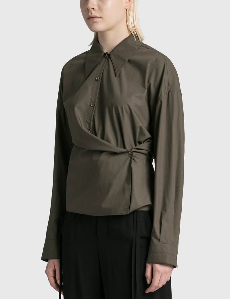 Lemaire - Twisted Shirt | HBX - Globally Curated Fashion and