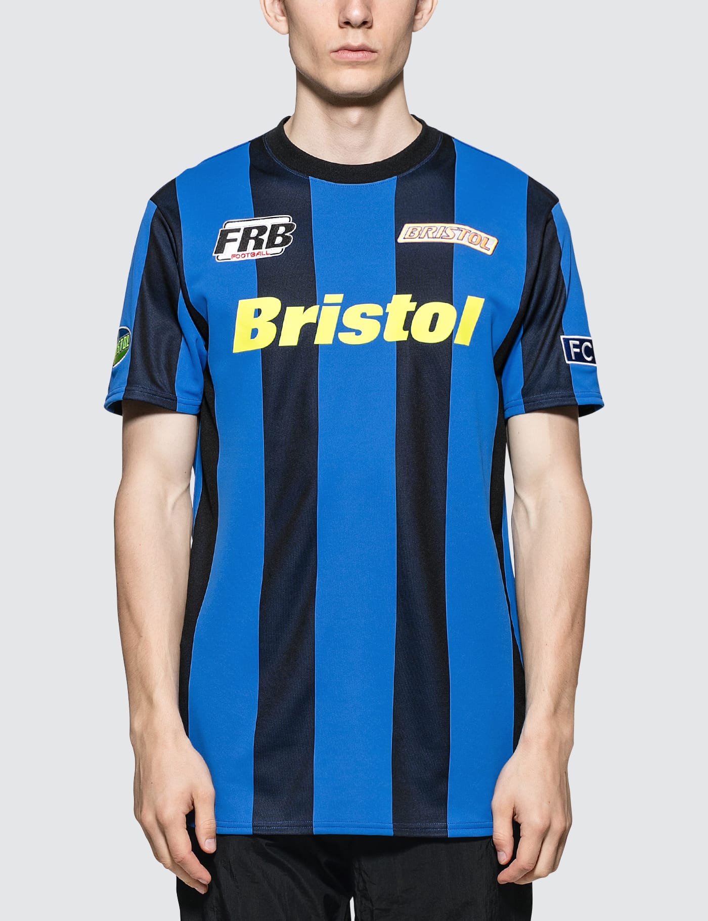 F.C. Real Bristol - Stripe S/S Training T-shirt | HBX - Globally