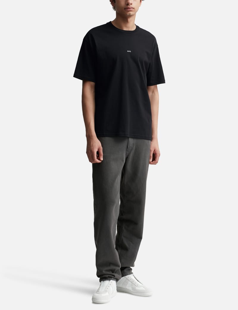【A. P. C.】Micro Logo Boxy Fit Short Sleeve Tshirt/追跡可能 Boxy Micro Logo T-shirt | A.P.C.