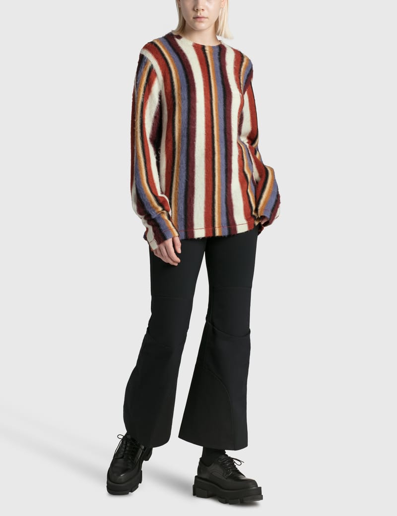 【archive】old Stussy Stripe Spring-knit Stüssy - Vertical Stripe Knit Crew | HBX - Globally Curated
