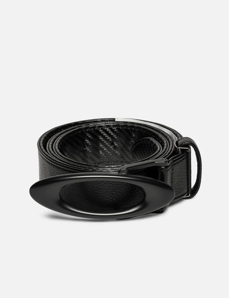 Oakley Oakley Ellipse Belt - Black woven belt with metal ellipse