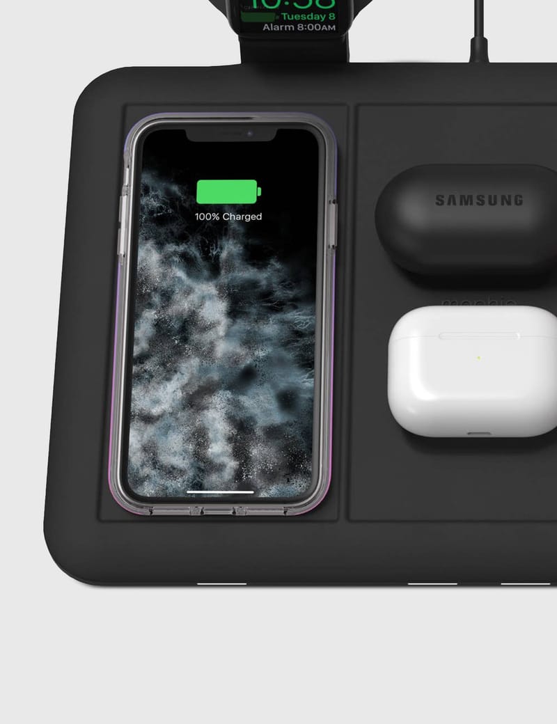 4-in-1 ワイヤレス充電マット mophie - 4 In 1 ワイヤレス チャージング マット | HBX