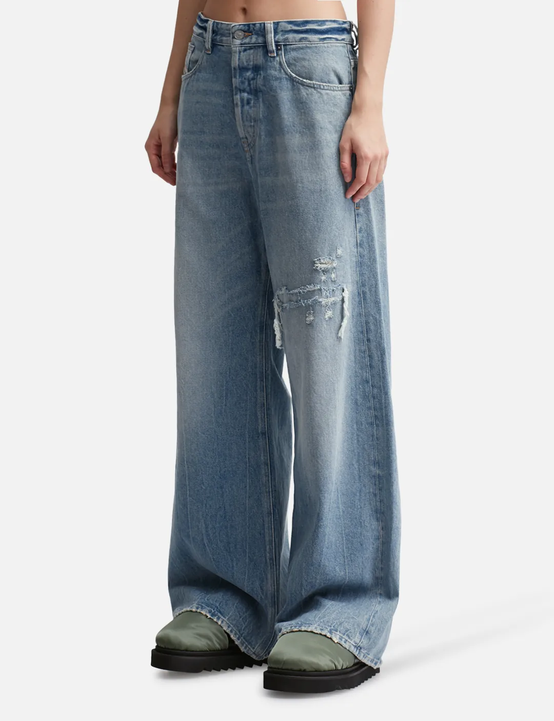 Diesel - 1996 D-Sire Straight Wide Jeans | HBX - Globally Curated