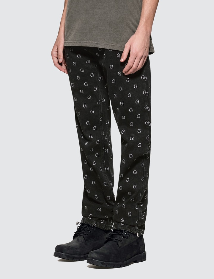 GEO - Monogram Denim Pants | HBX