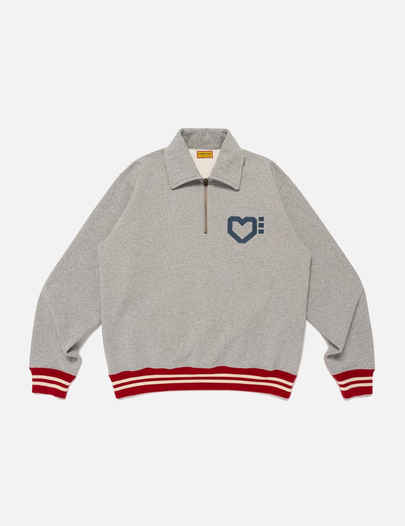 スウェット・トレーナー Human Made Sweatshirt with zipper detail Human Made Sweatshirt With Zip Detail in Blue for Men | Lyst