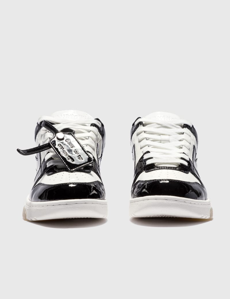 OFF-WHITE | OOO OUT OF OFFICE PATENT LEATHER SNEAKERS 白×黒 Off-White™ - Out Of Office Patent Leather | HBX - Globally