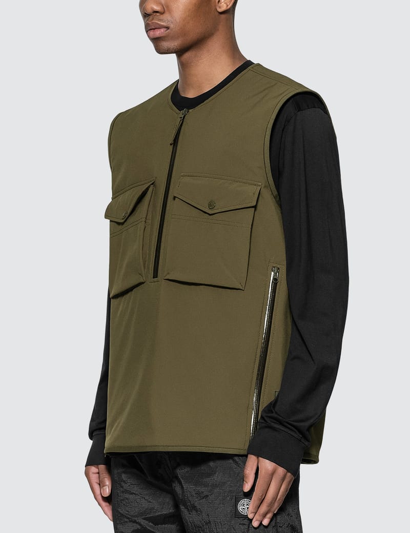 Stone Island - Poliestere Stretch 5L Ghost Piece Gilet | HBX