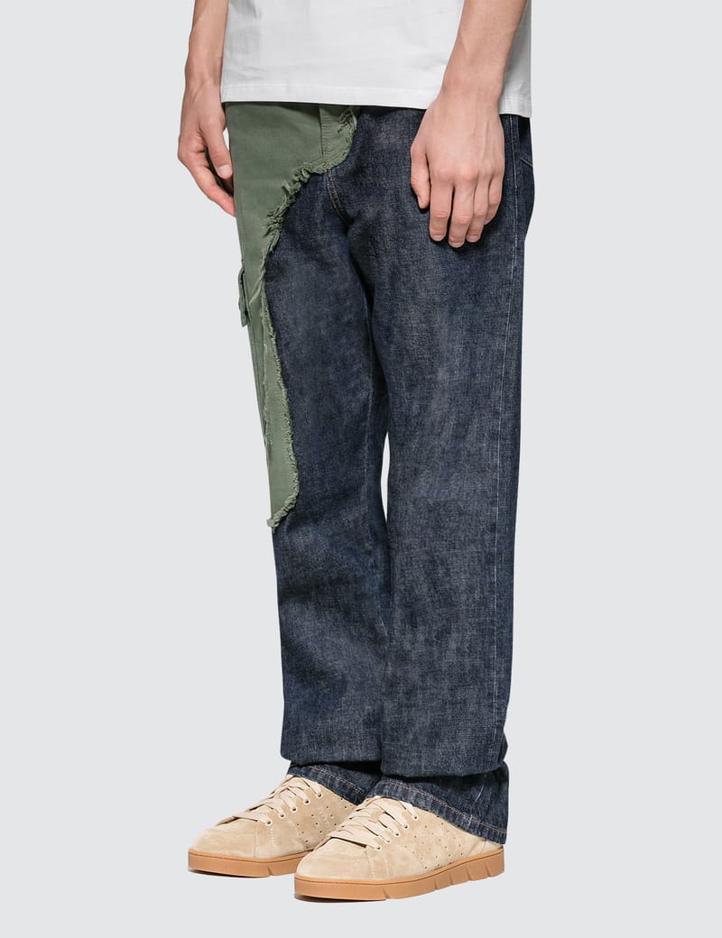 Loewe - Asymmetric Jeans | HBX - Globally Curated Fashion and