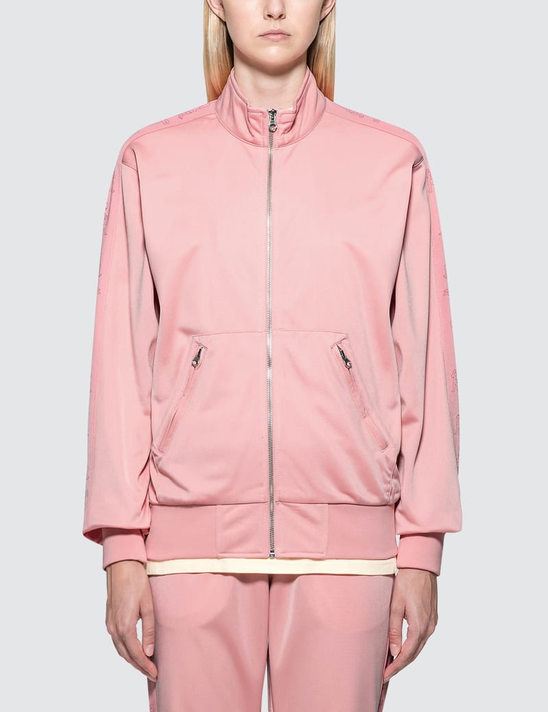 RIPNDIP - Kamasutra Satin Track Jacket Pink | HBX